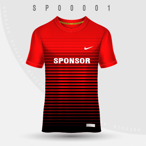 طرح تی شرت ورزشی مدل (SP00001)
